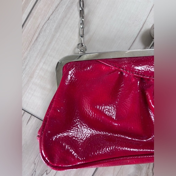 Aldo Red and Silver Clutch with Vintage-Inspired Design - Picture 3 of 3